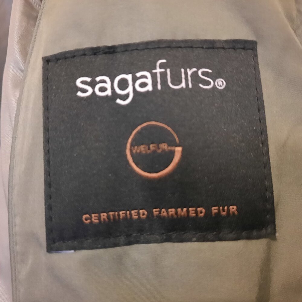 Saga Furs Dawn  parka size M (6-8) like New - Picture 4 of 8